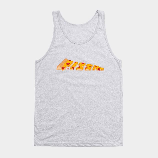 Pizza Tank Top by blindchocomallow